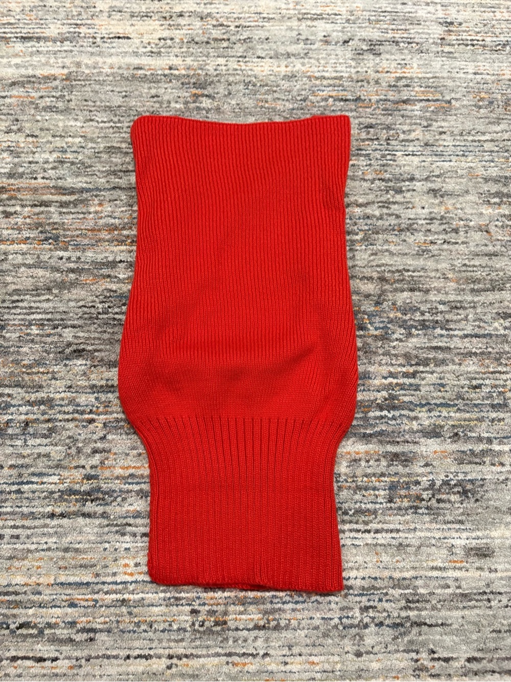 Kids Red Knit Bottoms - Comfortable Ribbed Design